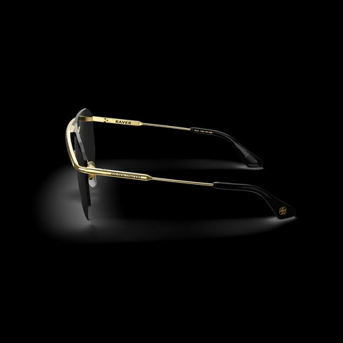 Sunglasses - Raver - Black / Gold